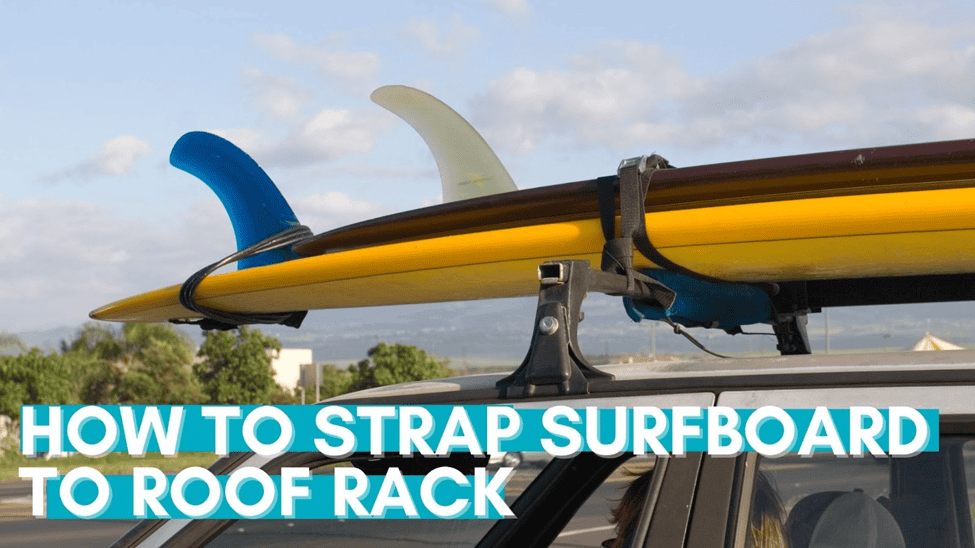 how to tie surfboard to roof rack